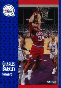 1991-92 Fleer #151 Charles Barkley Front