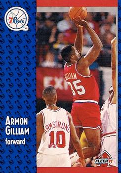 1991-92 Fleer #153 Armon Gilliam Front