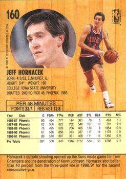 1991-92 Fleer #160 Jeff Hornacek Back