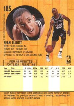 1991-92 Fleer #185 Sean Elliott Back
