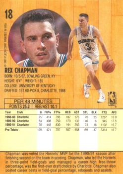 1991-92 Fleer #18 Rex Chapman Back