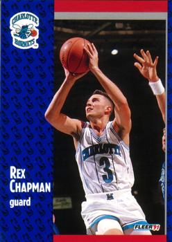 1991-92 Fleer #18 Rex Chapman Front