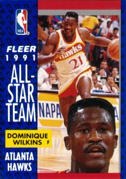 1991-92 Fleer #212 Dominique Wilkins Front