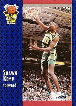 1991-92 Fleer #231 Shawn Kemp Front