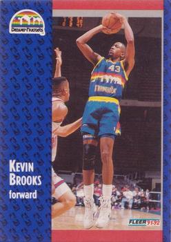 1991-92 Fleer #273 Kevin Brooks Front