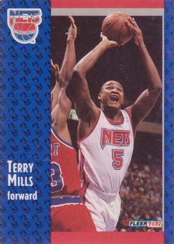 1991-92 Fleer #324 Terry Mills Front