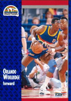 1991-92 Fleer #56 Orlando Woolridge Front