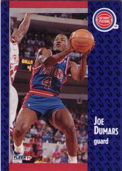 1991-92 Fleer #59 Joe Dumars Front