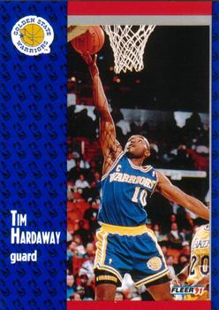 1991-92 Fleer #65 Tim Hardaway Front