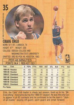 1991-92 Fleer #35 Craig Ehlo Back