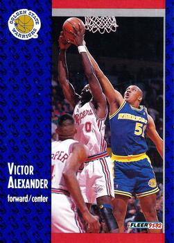 1991-92 Fleer #284 Victor Alexander Front