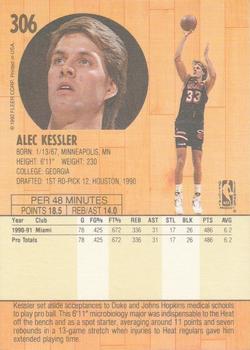 1991-92 Fleer #306 Alec Kessler Back
