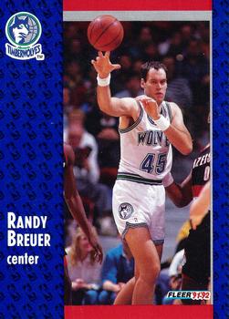 1991-92 Fleer #317 Randy Breuer Front