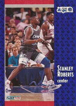 1991-92 Fleer #331 Stanley Roberts Front