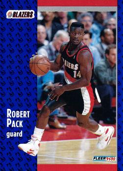 1991-92 Fleer #345 Robert Pack Front