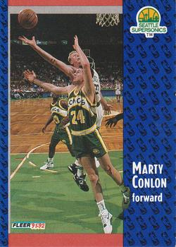 1991-92 Fleer #359 Marty Conlon Front
