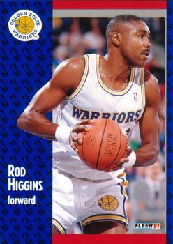 1991-92 Fleer #66 Rod Higgins Front