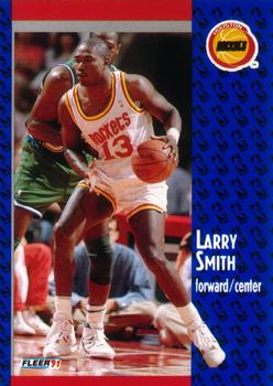 1991-92 Fleer #79 Larry Smith Front