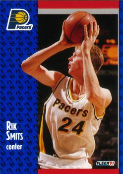 1991-92 Fleer #86 Rik Smits Front