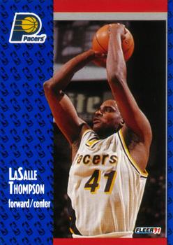 1991-92 Fleer #87 LaSalle Thompson Front