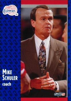 1991-92 Fleer #95 Mike Schuler Front