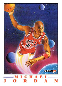 1991-92 Fleer - Pro-Visions #2 Michael Jordan Front