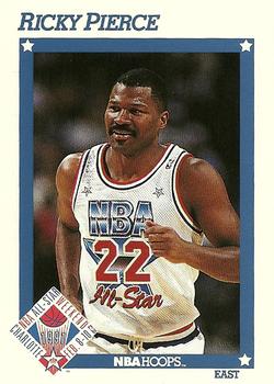 1991-92 Hoops #257 Ricky Pierce Front