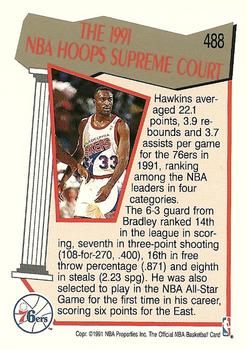 1991-92 Hoops #488 Hersey Hawkins Back