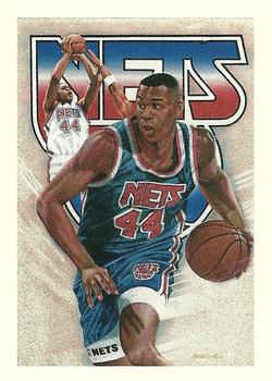 1991-92 Hoops #519 Derrick Coleman Front