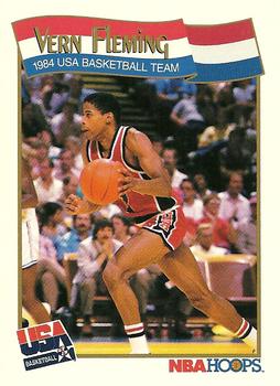 1991-92 Hoops #558 Vern Fleming Front