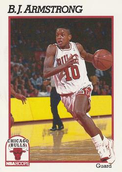 1991-92 Hoops #26 B.J. Armstrong Front