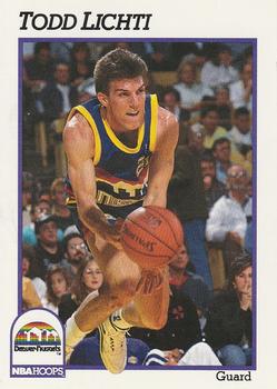 1991-92 Hoops #54 Todd Lichti Front