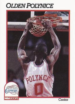 1991-92 Hoops #97 Olden Polynice Front