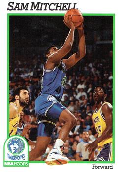 1991-92 Hoops #127 Sam Mitchell Front