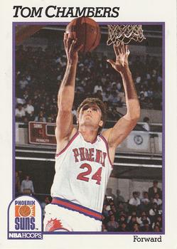 1991-92 Hoops #163 Tom Chambers Front