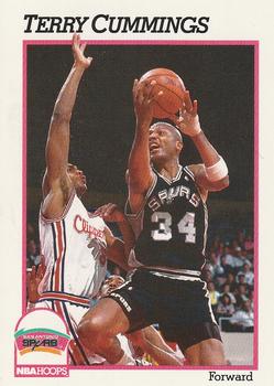 1991-92 Hoops #189 Terry Cummings Front