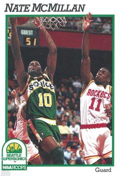 1991-92 Hoops #441 Nate McMillan Front