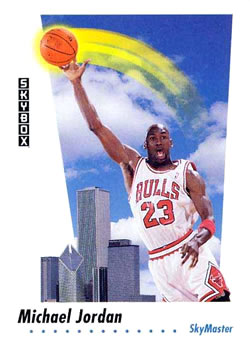 1991-92 SkyBox #583 Michael Jordan Front