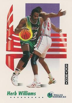 1991-92 SkyBox #66 Herb Williams Front