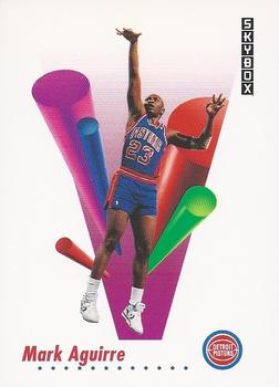 1991-92 SkyBox #78 Mark Aguirre Front