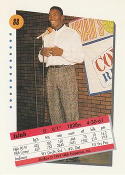 1991-92 SkyBox #88 Isiah Thomas Back