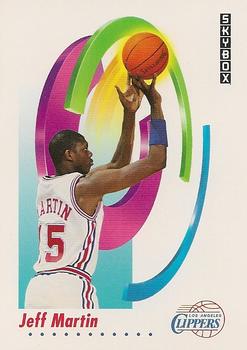 1991-92 SkyBox #128 Jeff Martin Front