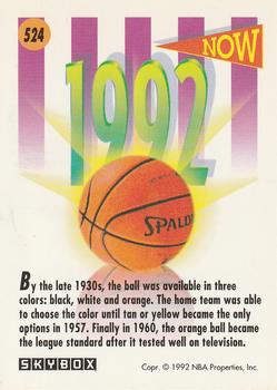 1991-92 SkyBox #524 The Ball Back