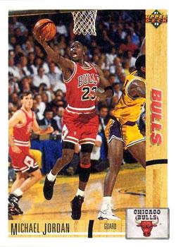 1991-92 Upper Deck #44 Michael Jordan Front