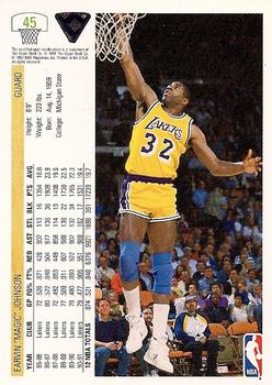 1991-92 Upper Deck #45 Magic Johnson Back