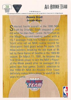 1991-92 Upper Deck #38 Dennis Scott Back