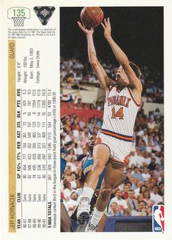 1991-92 Upper Deck #135 Jeff Hornacek Back