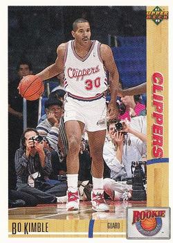 1991-92 Upper Deck - Rookie Standouts #R5 Bo Kimble Front