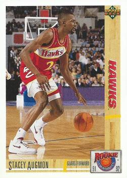 1991-92 Upper Deck - Rookie Standouts #R24 Stacey Augmon Front