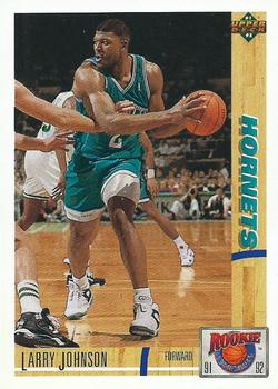 1991-92 Upper Deck - Rookie Standouts #R26 Larry Johnson Front